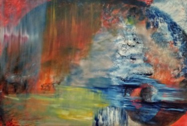 Malerei mit dem Titel "Unfold" von Atignas Art, Original-Kunstwerk, Acryl