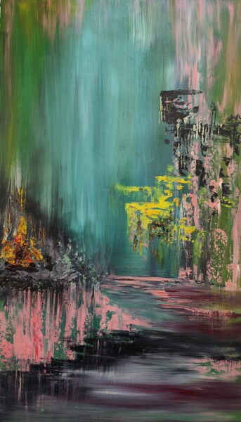 Schilderij getiteld "Tranquil" door Atignas Art, Origineel Kunstwerk, Olie