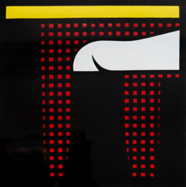 Prenten & gravures getiteld "KRAFTWERK I" door Alexander Todorov, Origineel Kunstwerk, Xylograaf