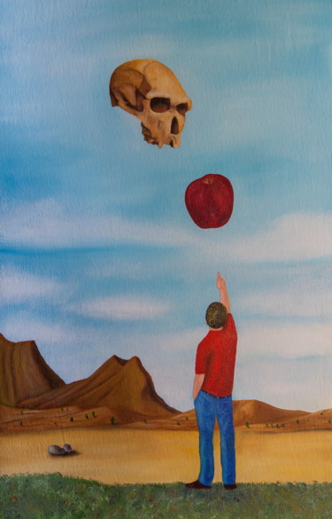 Peinture intitulée "La dicotomia de la…" par Antoni Torres Molina, Œuvre d'art originale, Huile