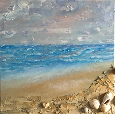 Pintura intitulada "The Sarmat Sea" por Roma Van Denis, Obras de arte originais, Colagens