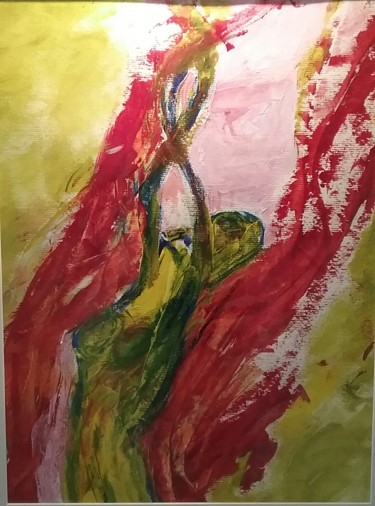 Peinture intitulée "Obsession" par Stega, Œuvre d'art originale, Acrylique