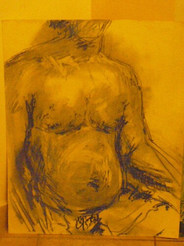 Drawing titled "Attila Baróthi/2010" by Attila Baróthi, Original Artwork