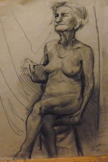Drawing titled ""Akt:Bellanéni."" by Attila Baróthi, Original Artwork