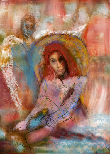 Digital Arts titled "Queer" by Attila Hangyal, Original Artwork, Digital Painting