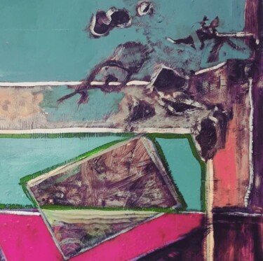 Fotografie getiteld "abstract land" door Attila Pohl, Origineel Kunstwerk, Gemanipuleerde fotografie