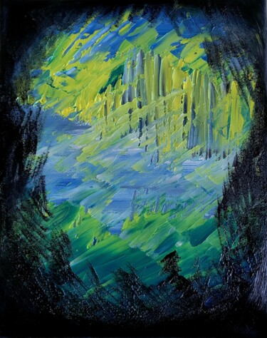 Картина под названием "Enchanted forest" - Attila Papp-Ragany, Подлинное произведение искусства, Масло