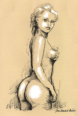 Dessin intitulée "No Title" par Jean Bernard Auboin, Œuvre d'art originale