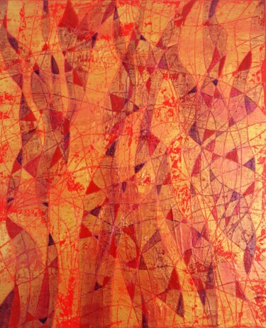 Malerei mit dem Titel "CONSTANTINOPLE" von Aude A., Original-Kunstwerk, Acryl Auf Keilrahmen aus Holz montiert