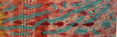 Peinture intitulée "Poissons nippons" par Aude Peris, Œuvre d'art originale, Acrylique Monté sur Châssis en bois