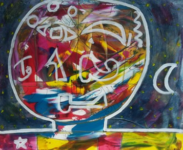 Peinture intitulée "Klee." par Aude Peris, Œuvre d'art originale, Acrylique Monté sur artwork_cat.