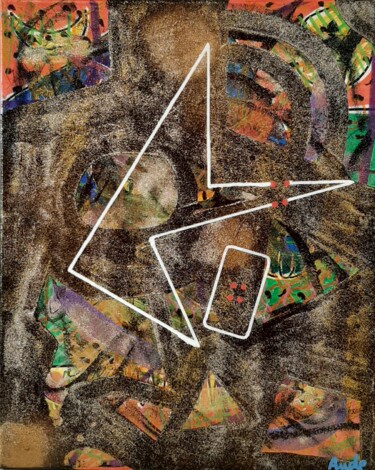 Pintura titulada "Ces yeux qui vous r…" por Aude Peris, Obra de arte original, Acrílico Montado en Bastidor de camilla de ma…