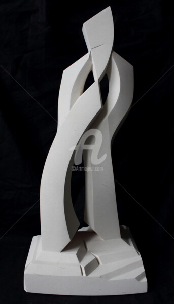 Escultura titulada "Furtif" por Nicolas Audigier, Obra de arte original, Piedra