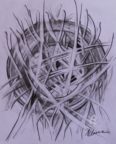 Dessin intitulée "pulse 2" par Audrey Claire, Œuvre d'art originale, Crayon