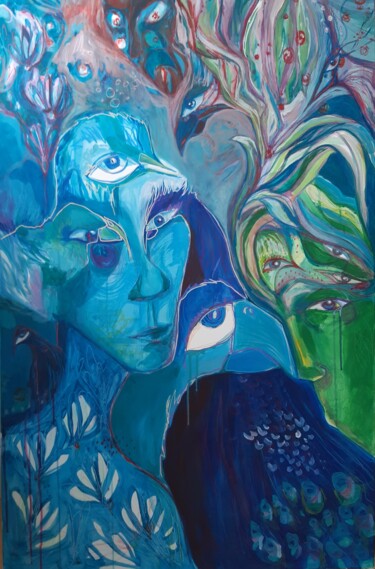 Le Pardon des Oiseaux "Le Pardon des Oisea…" başlıklı Tablo Audrey Denis tarafından, Orijinal sanat, Akrilik
