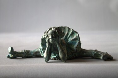 Sculpture intitulée "La Cancan Sélène" par Audrey Fléchet, Œuvre d'art originale, Bronze