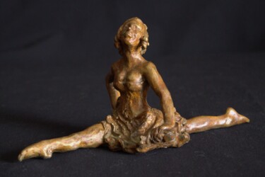 Sculptuur getiteld "La Frifri Cancan" door Audrey Fléchet, Origineel Kunstwerk, Bronzen