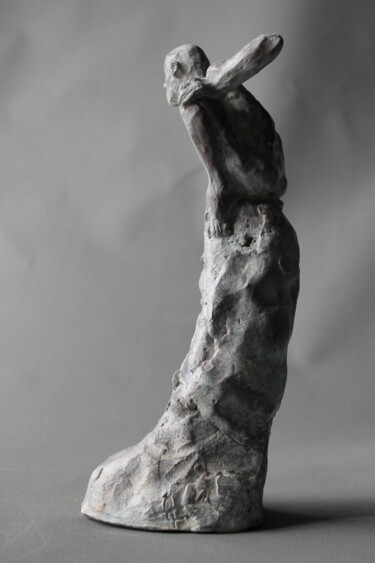 Escultura intitulada "El Atento" por Audrey Fléchet, Obras de arte originais, Bronze