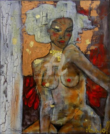 Painting titled "Maria........" by Audrey Marienkoff, Original Artwork