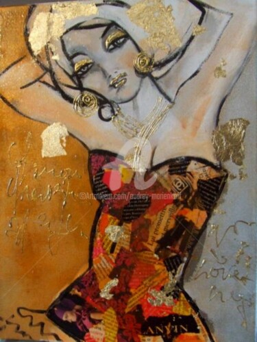 Peinture intitulée "Carla" par Audrey Marienkoff, Œuvre d'art originale