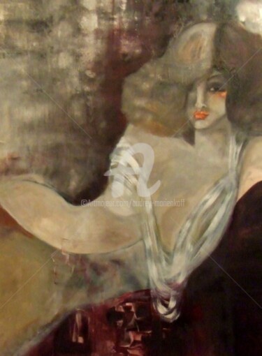 Painting titled "EVE...." by Audrey Marienkoff, Original Artwork, Oil