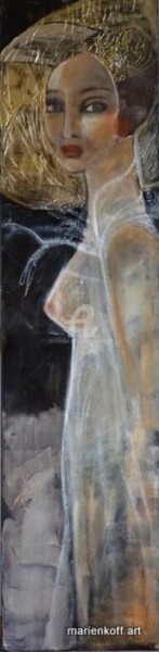 Painting titled "EVA-MARIA..." by Audrey Marienkoff, Original Artwork, Oil