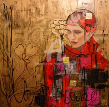 Peinture intitulée "LARA..." par Audrey Marienkoff, Œuvre d'art originale, Huile