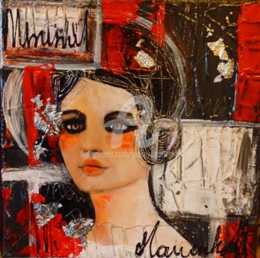 Peinture intitulée "Eva..." par Audrey Marienkoff, Œuvre d'art originale, Huile