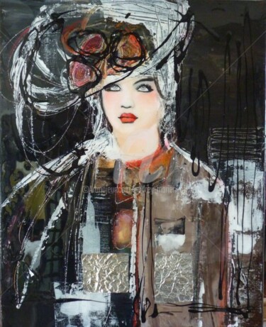 Peinture intitulée "Cassandra..." par Audrey Marienkoff, Œuvre d'art originale, Huile