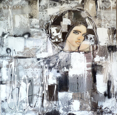 Peinture intitulée "Eva" par Audrey Marienkoff, Œuvre d'art originale, Acrylique