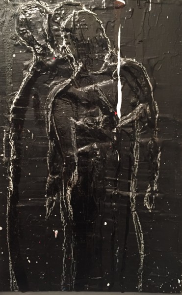 Pintura titulada "L’Homme" por L.Ay, Obra de arte original, Oleo