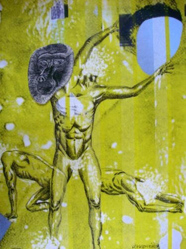 Grafika cyfrowa / sztuka generowana cyfrowo zatytułowany „Primatenfrühling /…” autorstwa August Di Lena, Oryginalna praca, M…