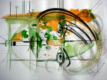 "Landschaft / Landsc…" başlıklı Tablo August Di Lena tarafından, Orijinal sanat, Suluboya