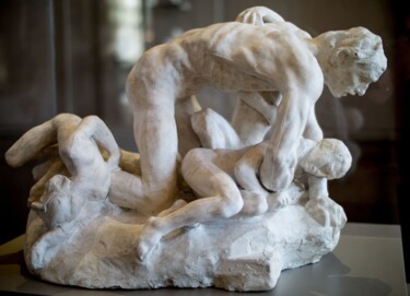 "Ugolin et ses enfan…" başlıklı Heykel Auguste Rodin tarafından, Orijinal sanat, Alçı