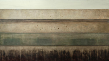 Schilderij getiteld "CS 1.9.89 (10)" door Augustin Razvan Radu, Origineel Kunstwerk, Olie Gemonteerd op Frame voor houten br…