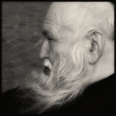 Fotografie mit dem Titel "Hermann Nitsch - by…" von Augusto De Luca, Original-Kunstwerk, Digitale Fotografie