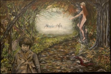 Painting titled "Partir revenir" by Aurel, Original Artwork