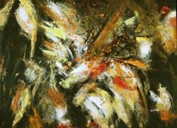 Painting titled "Turbulences" by Aurel, Original Artwork