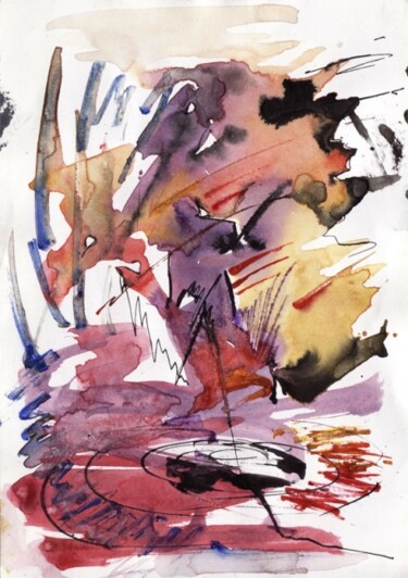 Peinture intitulée "Silhouette 3" par Aurélie Adam (A Fleur de Peau), Œuvre d'art originale