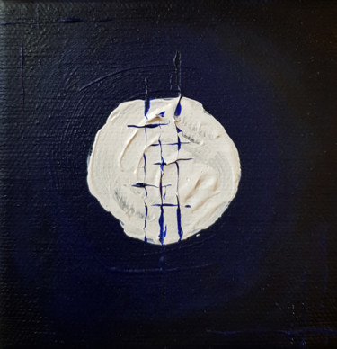 Peinture intitulée "Lune d'orient" par Aurélie Ligier, Œuvre d'art originale, Acrylique