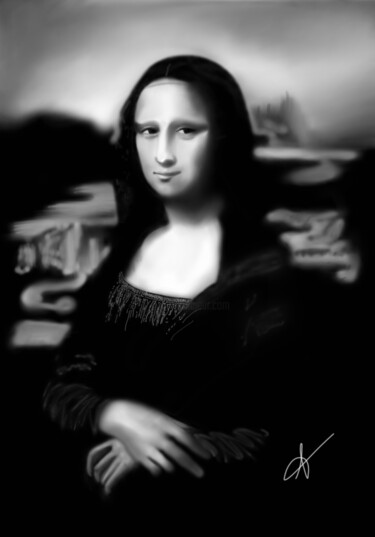 Digitale Kunst mit dem Titel "Jö" von Aurélie Pancrate, Original-Kunstwerk, Digitale Malerei