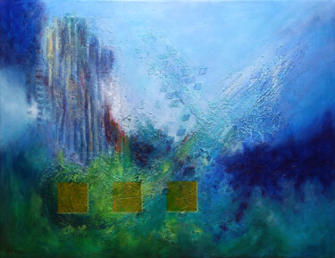 Картина под названием "Bastia 2" - Aurélie Rocheta, Подлинное произведение искусства, Акрил Установлен на Деревянная рама дл…