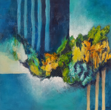 Картина под названием "Exhilarating loneli…" - Aurélie Rocheta, Подлинное произведение искусства, Акрил Установлен на Деревя…