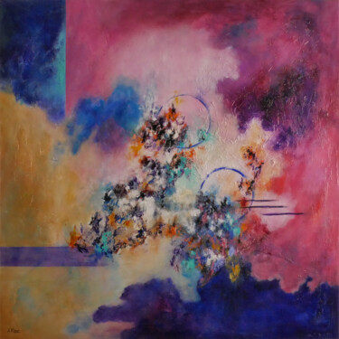 제목이 "Chimera (Chimère)"인 미술작품 Aurélie Rocheta로, 원작, 아크릴 나무 들것 프레임에 장착됨