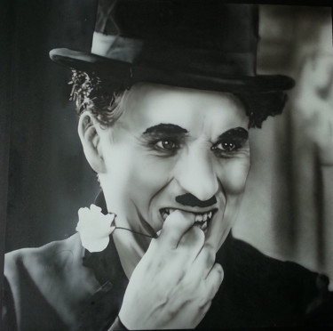 Картина под названием "Chaplin" - Doré, Подлинное произведение искусства, Аэрограф