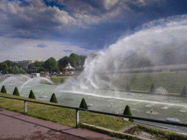 Фотография под названием "Jardins du Trocadéro" - Aurélien Comte, Подлинное произведение искусства, Цифровая фотография