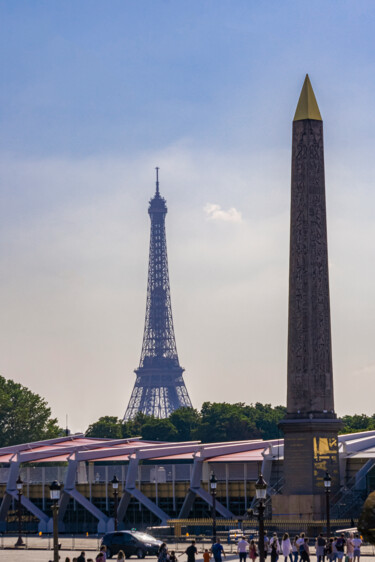 Фотография под названием "Place de la Concorde" - Aurélien Comte, Подлинное произведение искусства, Цифровая фотография