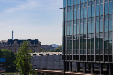 Photography titled "Vue de Paris depuis…" by Aurélien Comte, Original Artwork, Digital Photography