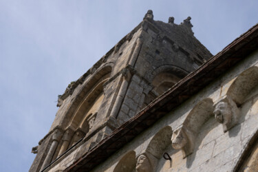 Photographie intitulée "Eglise clocher" par Aurélien Comte, Œuvre d'art originale, Photographie numérique