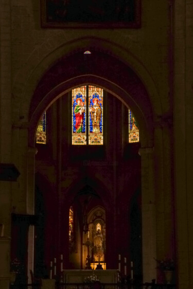 Fotografia intitulada "Cathédrale St Troph…" por Aurélien Comte, Obras de arte originais, Fotografia digital